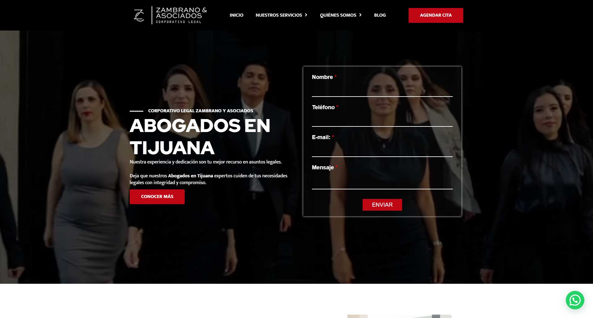 portafolio de diseno web Abogados en Tijuana