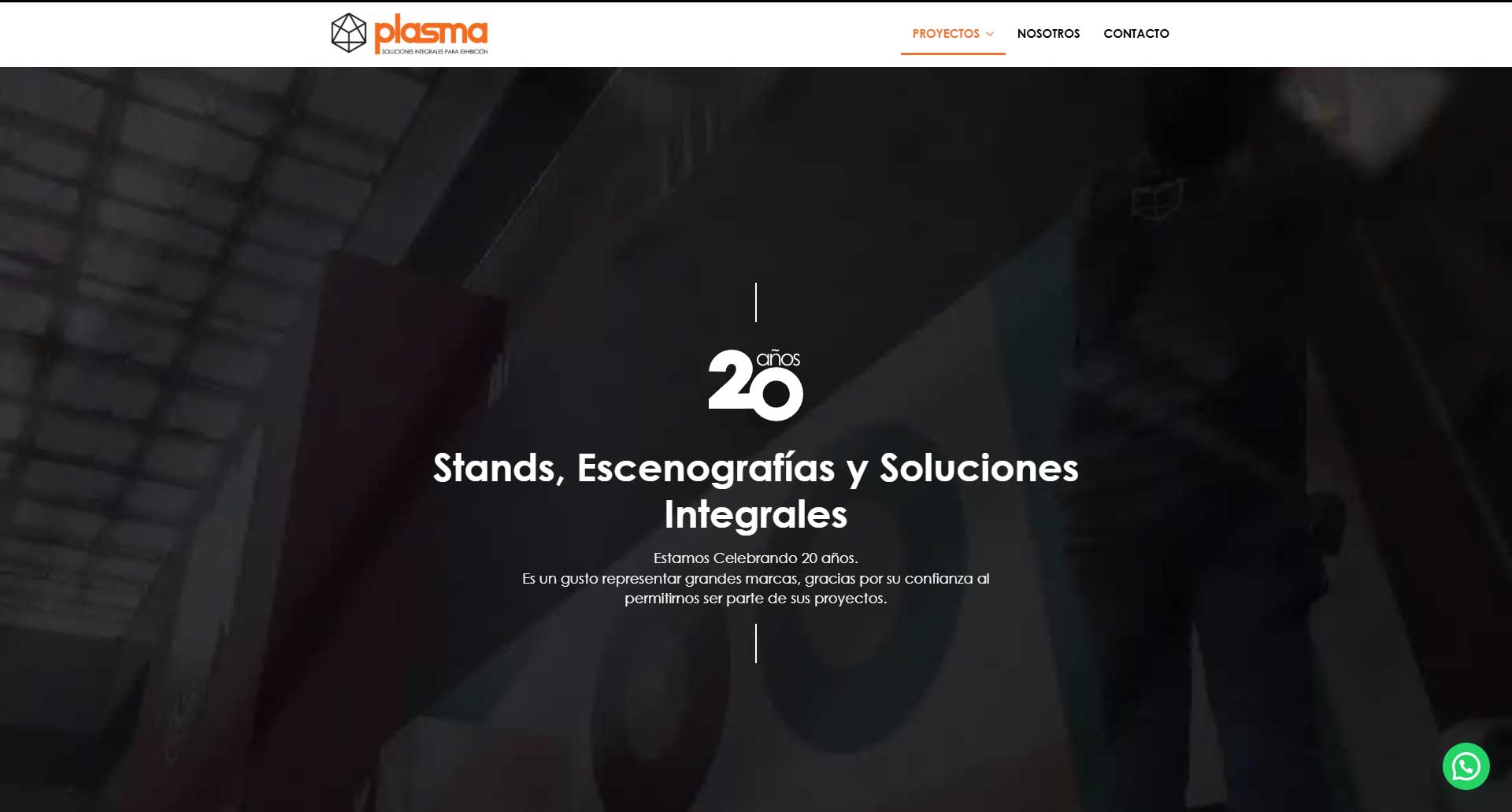 portafolio de diseno web Siempre Plasma Renta y Diseño de Stands para Expos y Eventos