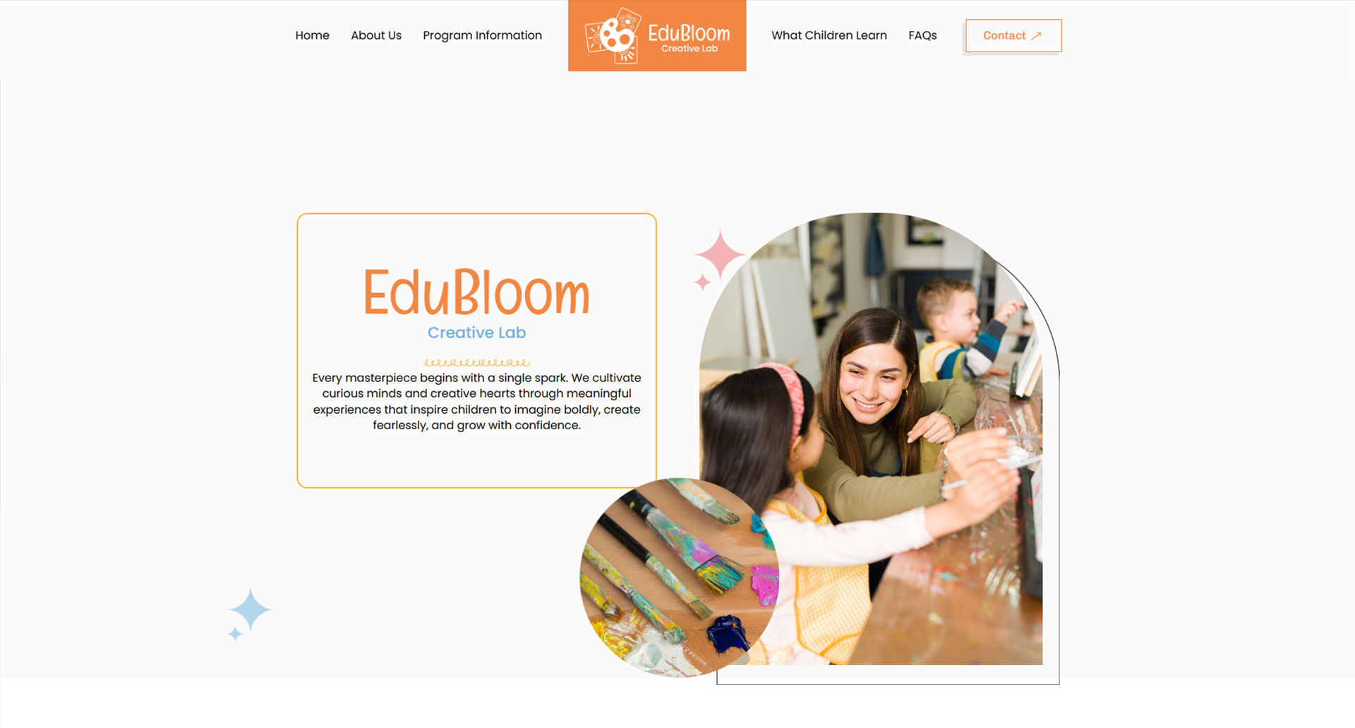 portafolio de diseño y desarrollo web edubloom 2